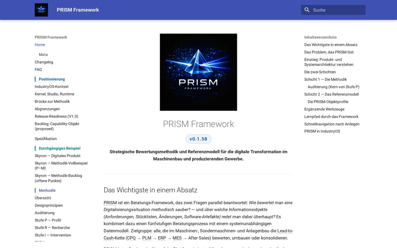 PRISM — Legt fest, was die Dinge sind.